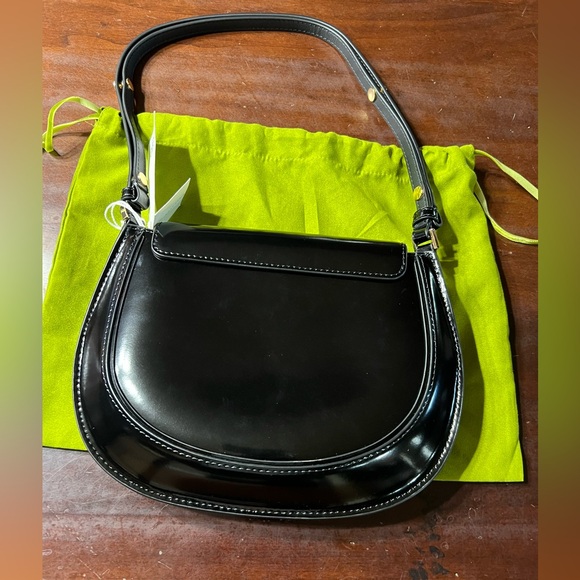 Tory Burch Robinson Spazzolato small flap bag black - Picture 10 of 11